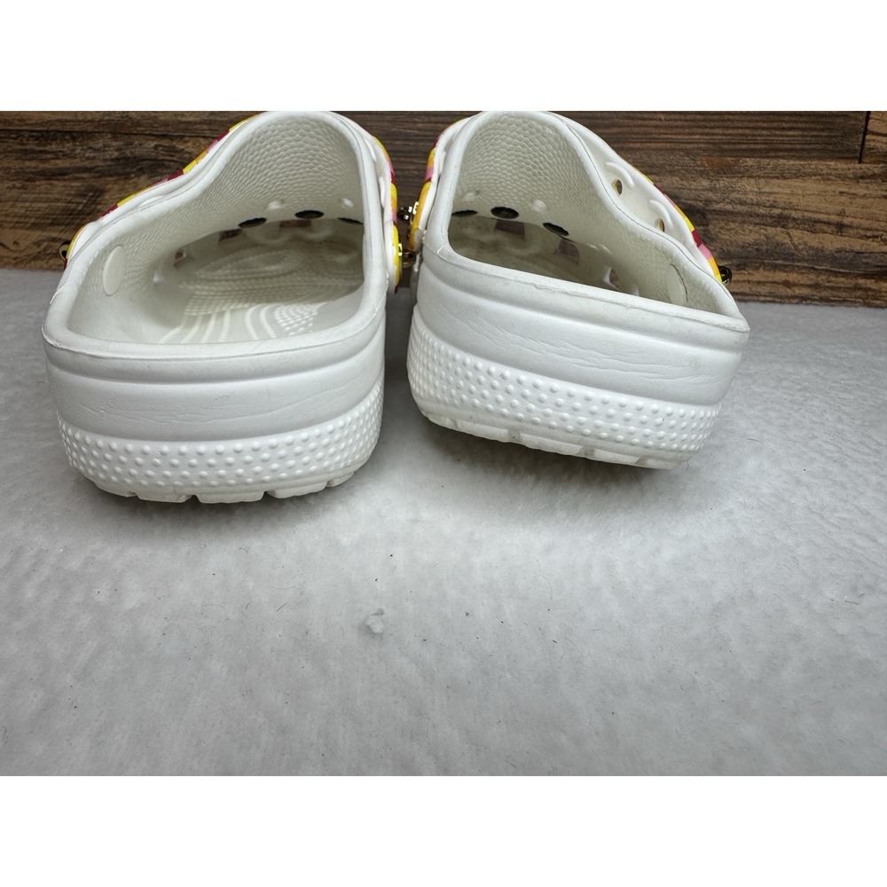 Crocs Classic Rainbow Festival‎ Vibes Womens 9 Men's 7 Clogs Shoes Summer Spring - Picture 8 of 9